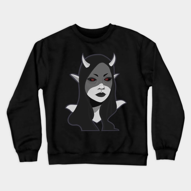 She-Devil Crewneck Sweatshirt by Hallowette